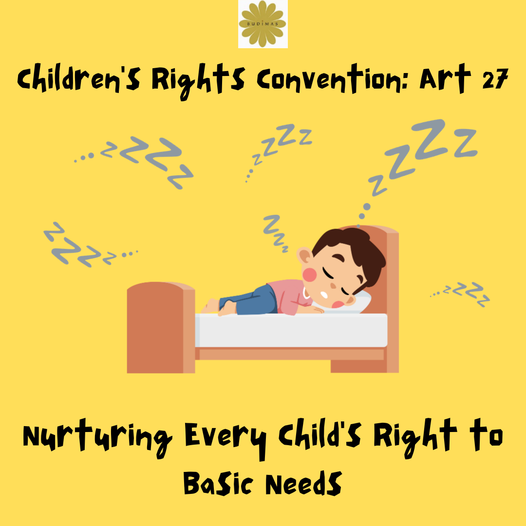 Article 27 of the Children’s Rights Act: Nurturing Every Child’s Right to Basic Needs