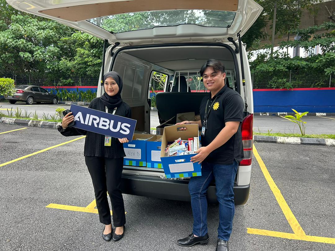 Budimas Expresses Appreciation to Airbus for Supporting Underprivileged Children